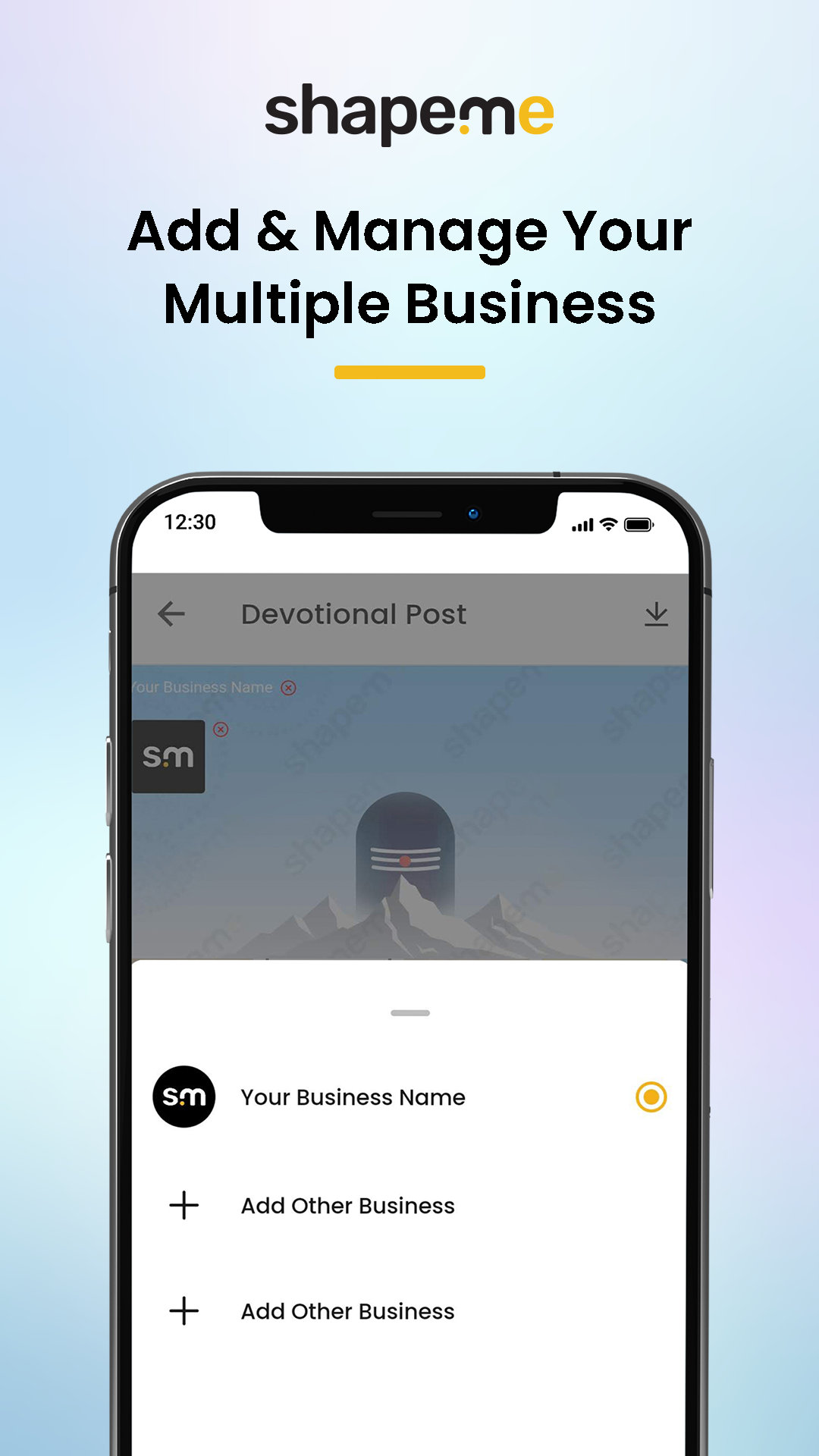 Shapeme - Festival Post Maker gallery image