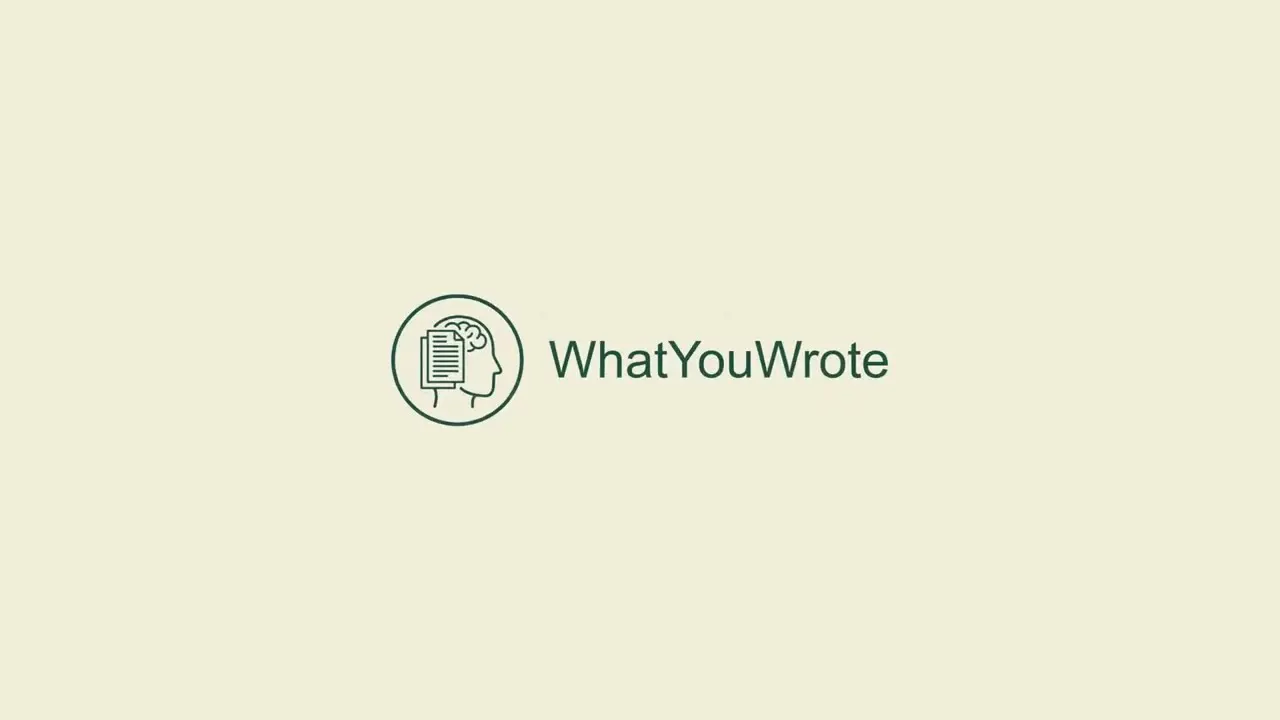 WhatYouWrote gallery image