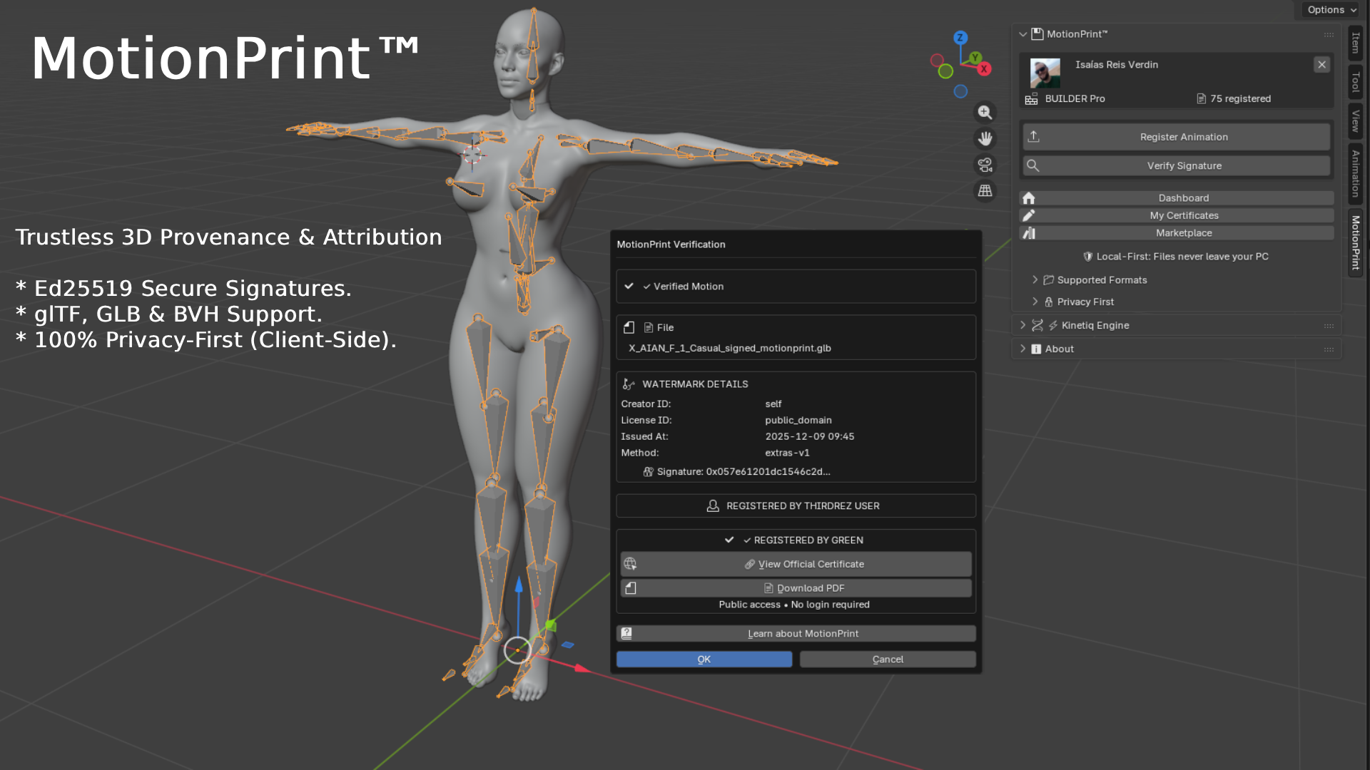 MotionPrint - Screenshot 3 showing product features and functionality