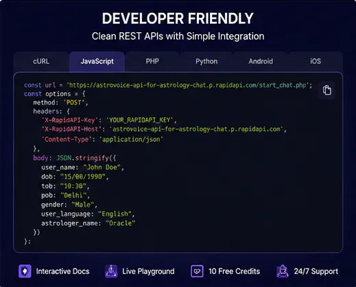 AstroVoice API gallery image