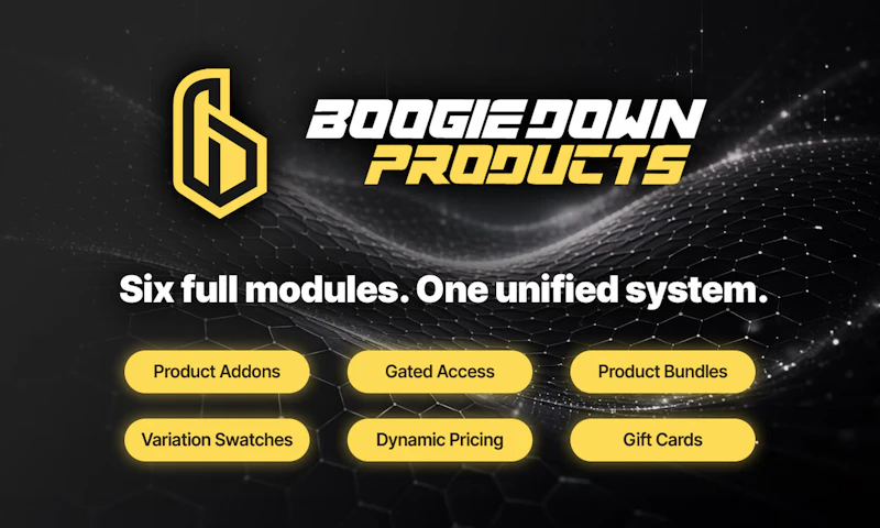 Boogie Down Products for WooCommerce screenshot 1