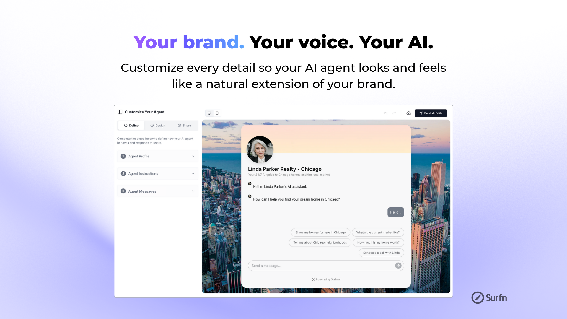 Surfn - Screenshot 3 showing product features and functionality