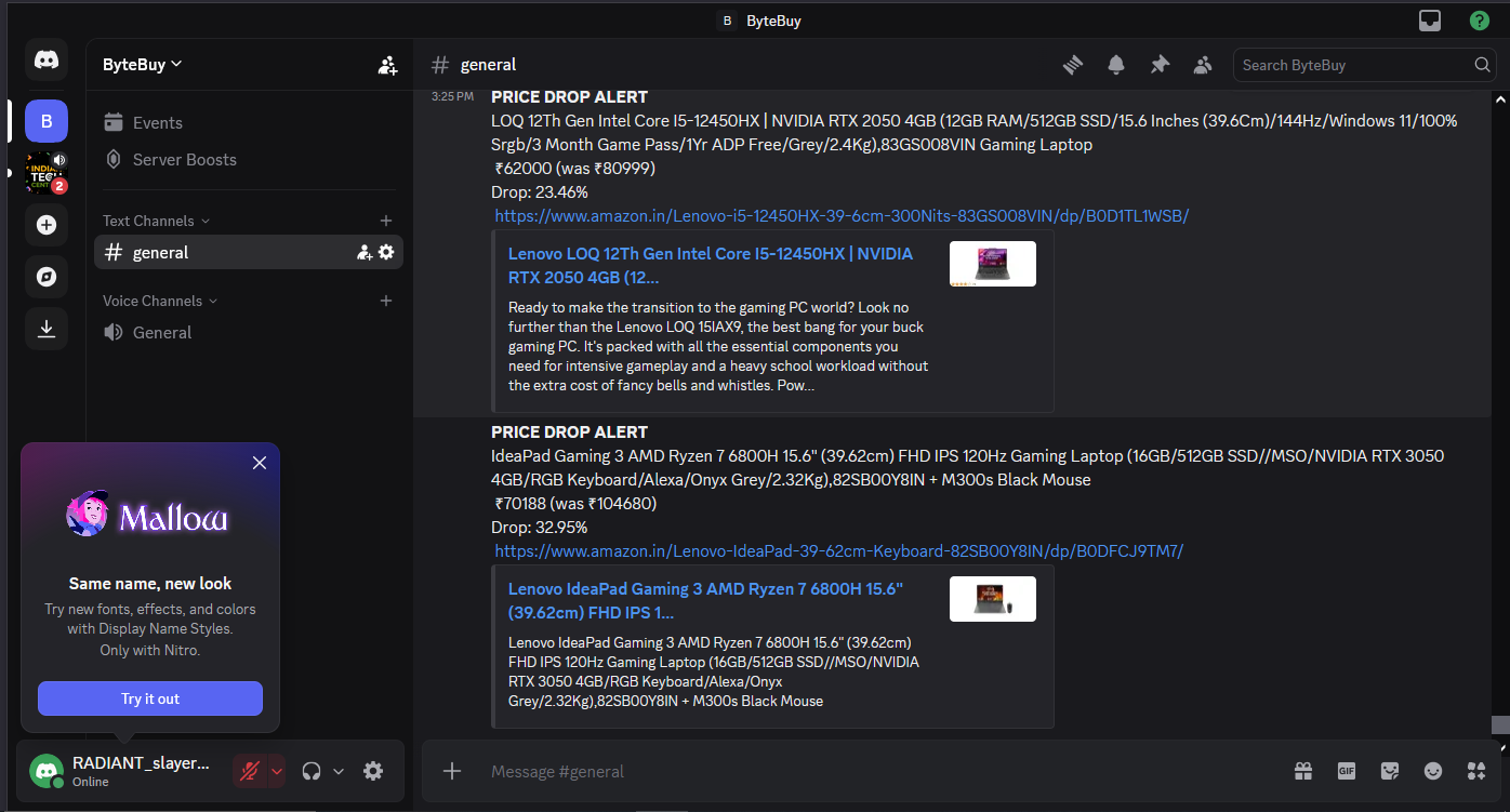 bytebuy  - Screenshot 2 showing product features and functionality