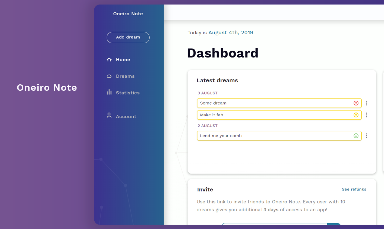 Oneiro Note gallery image