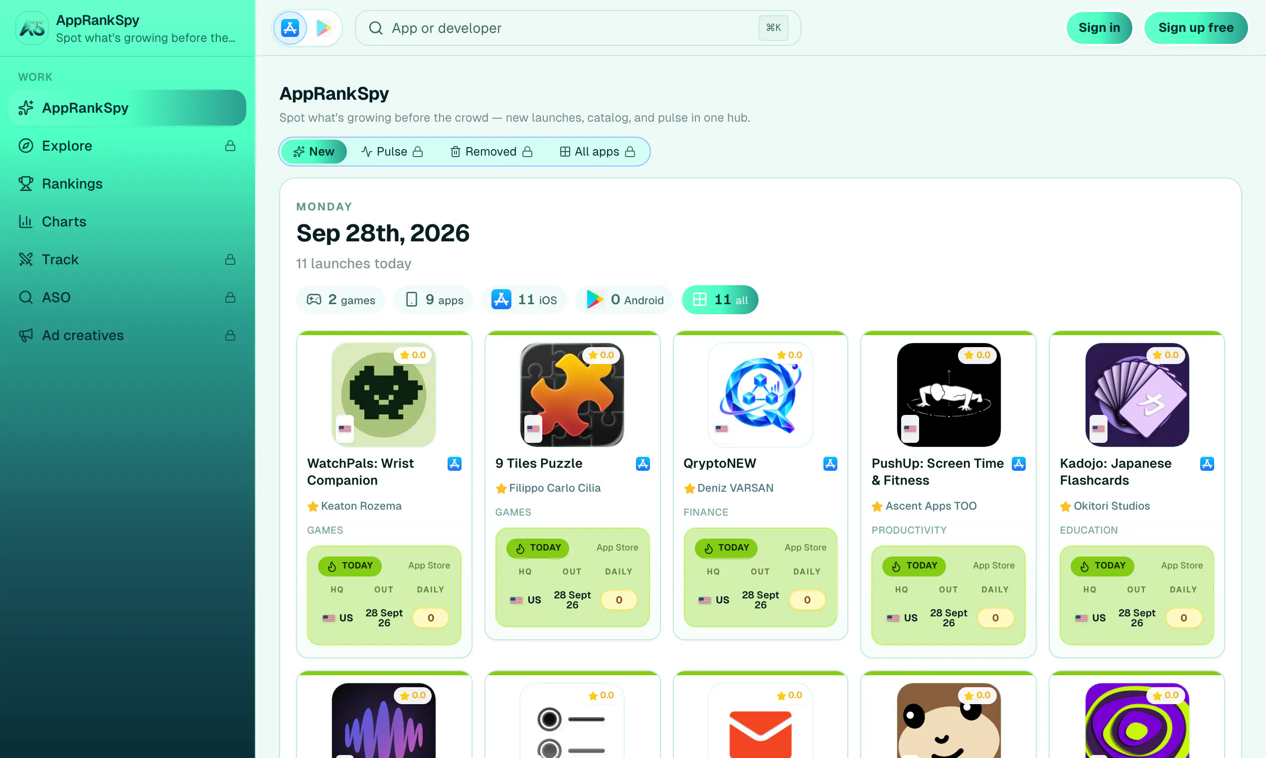 AppRankSpy gallery image