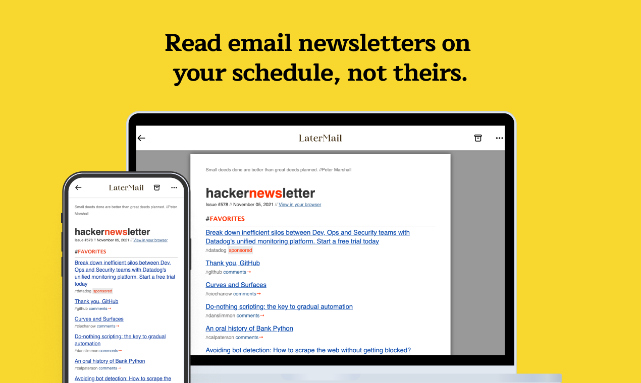 LaterMail gallery image