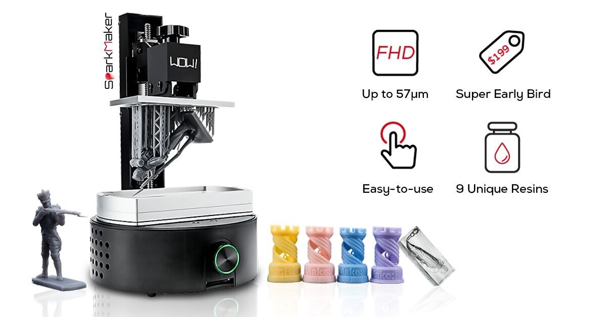 SparkMaker FHD 3D Printer gallery image
