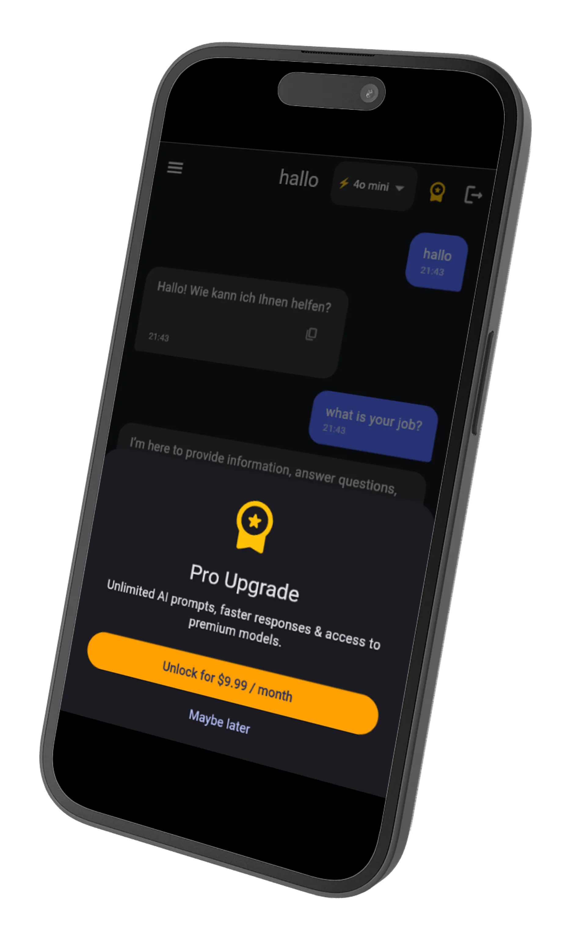 Flutter AI Starter Kit gallery image