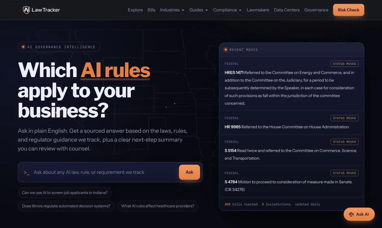 AI Law Tracker gallery image