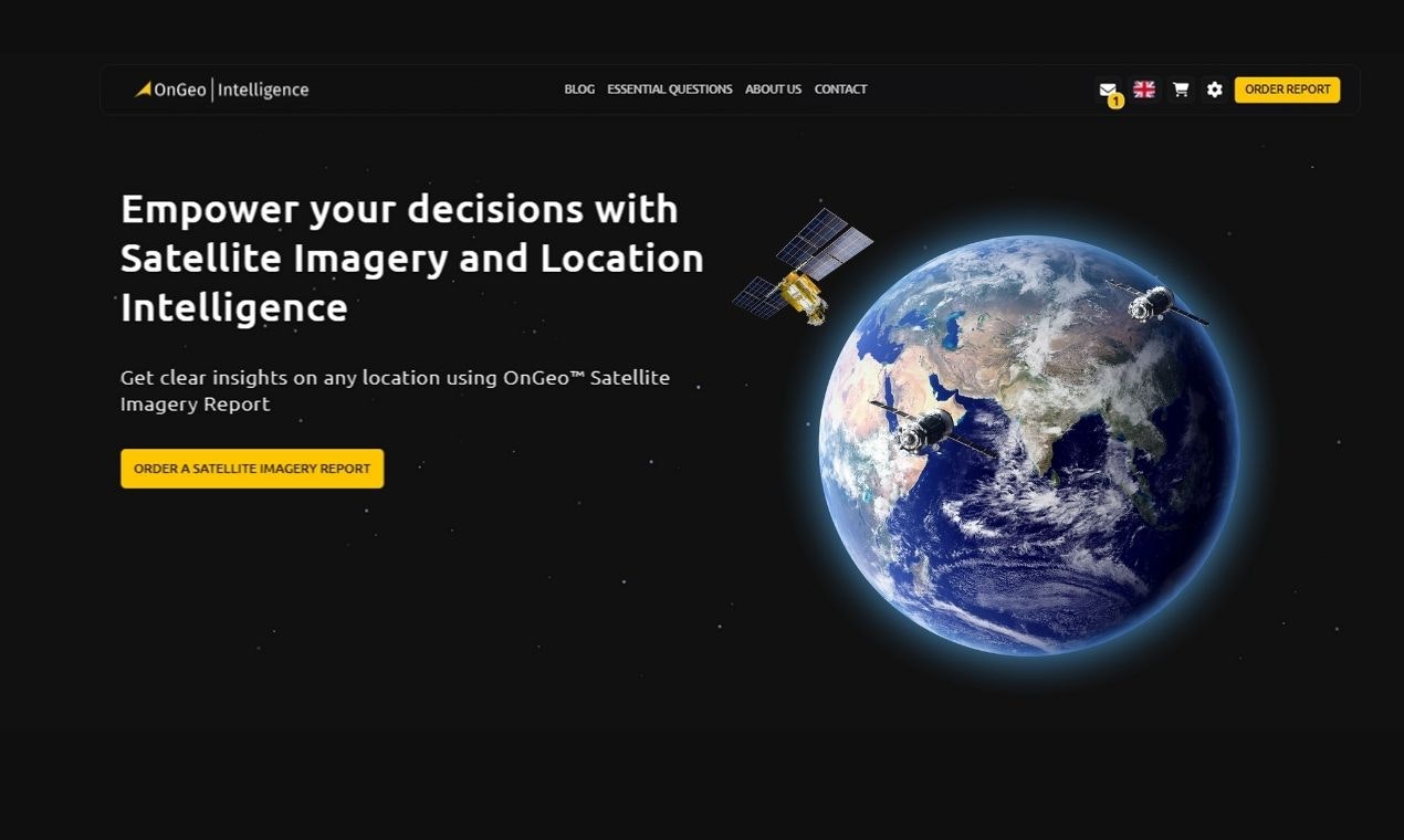 หน่วยสืบราชการลับ ongeo - รายงานภาพดาวเทียม Ongeo Intelligence media 2