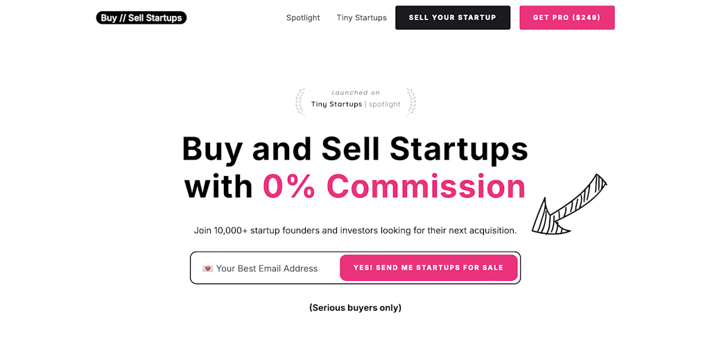 Buy Sell Startups 2.0
