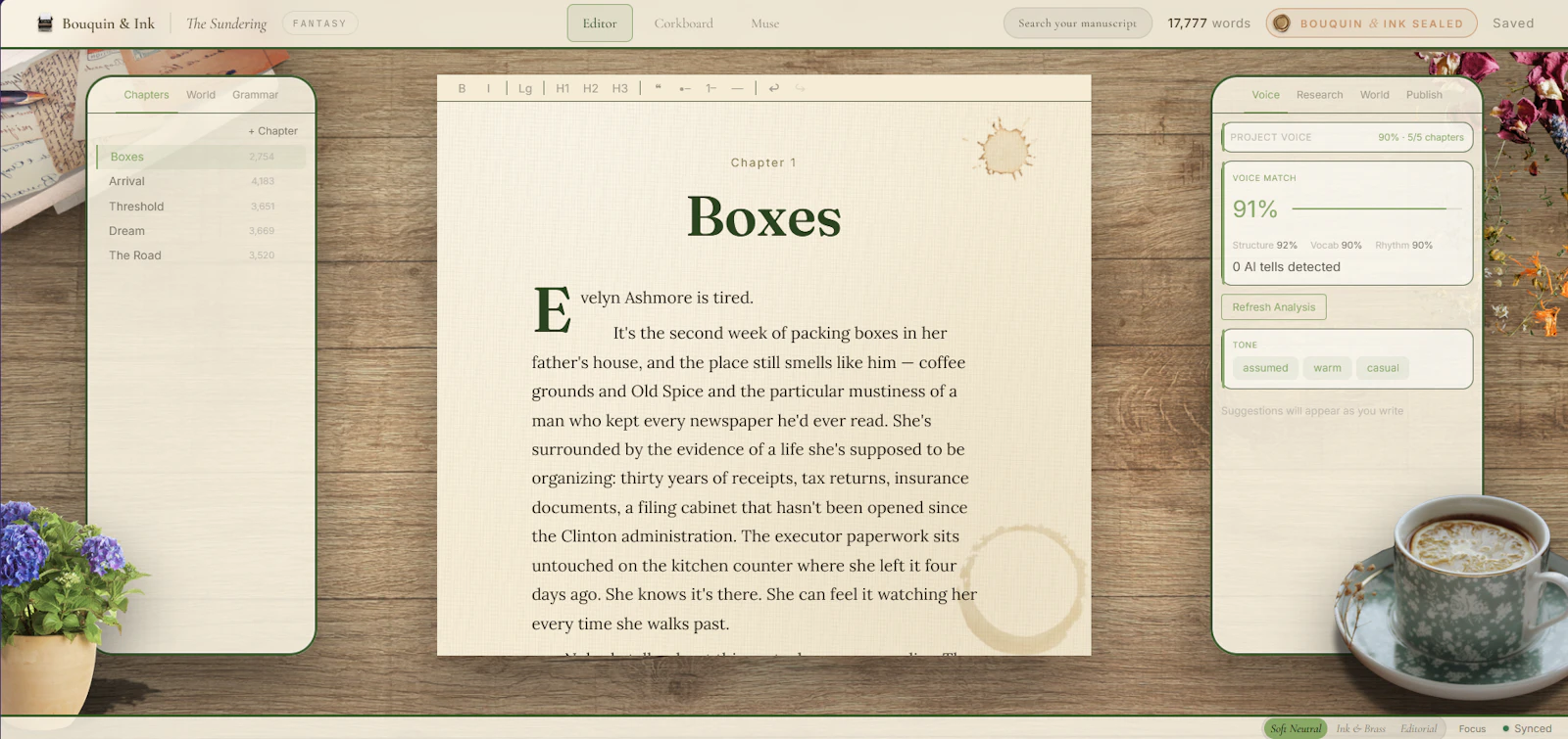 Bouquin & Ink screenshot 6