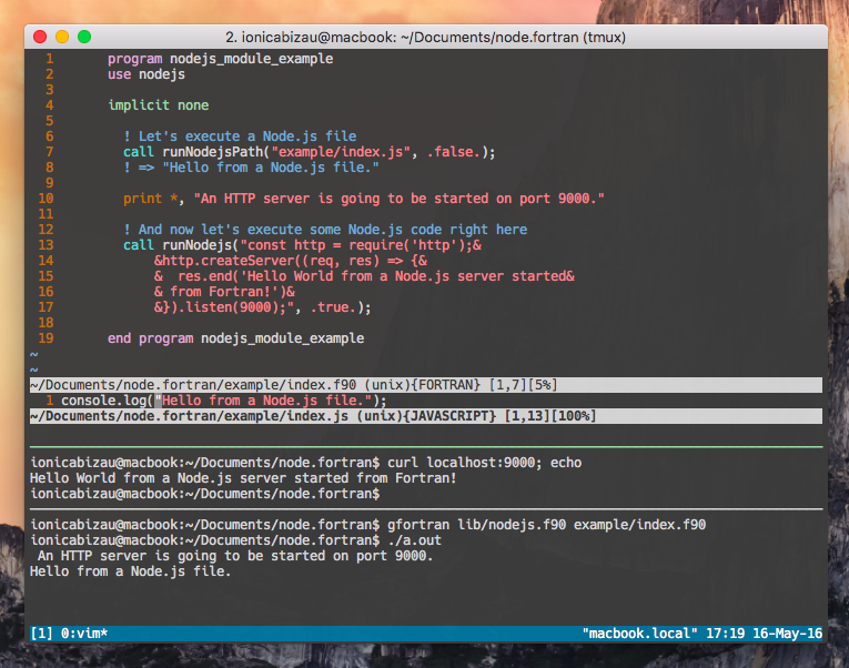 node-fortran gallery image