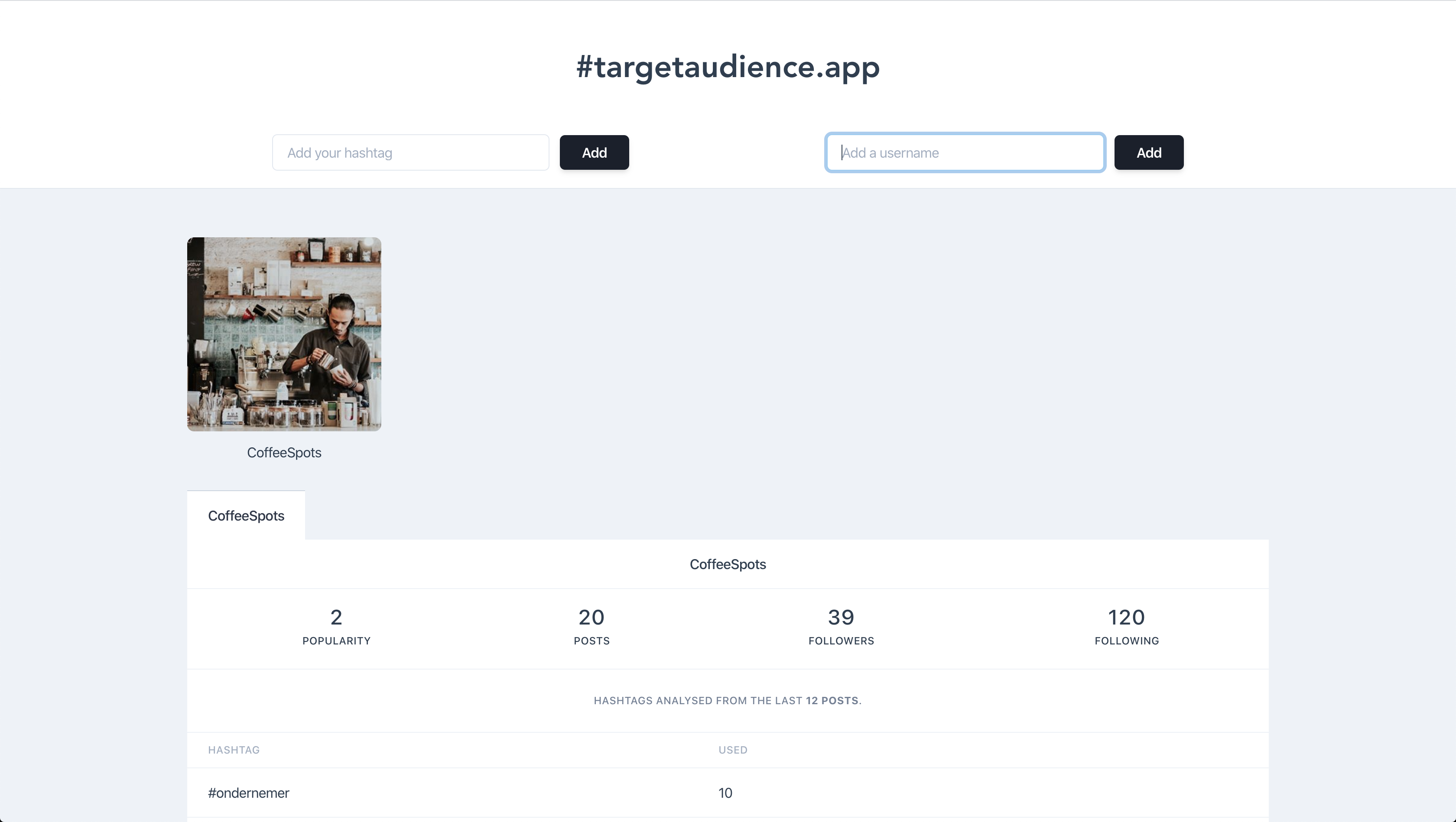 targetaudience.app gallery image