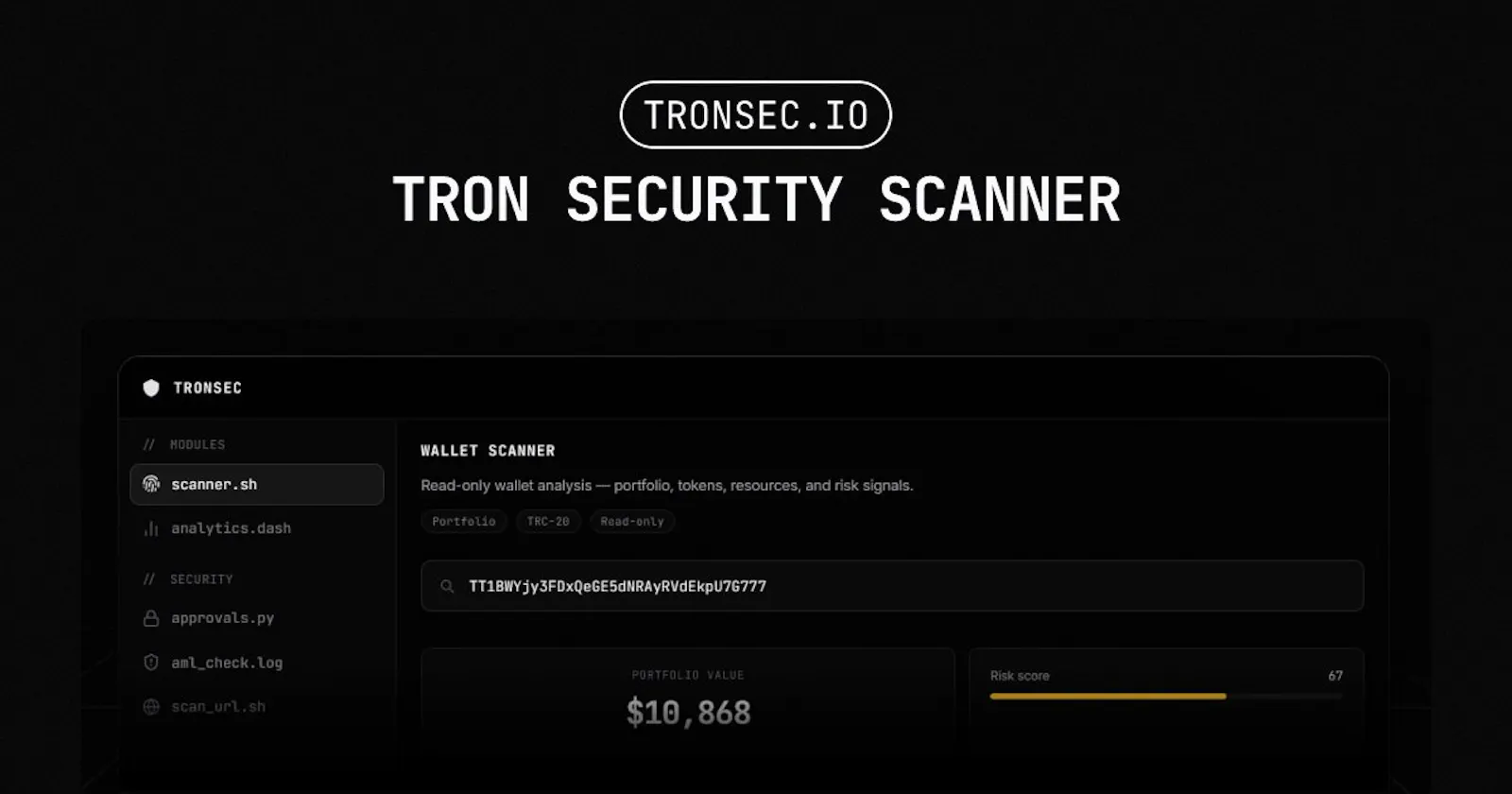 TRONSEC screenshot 1