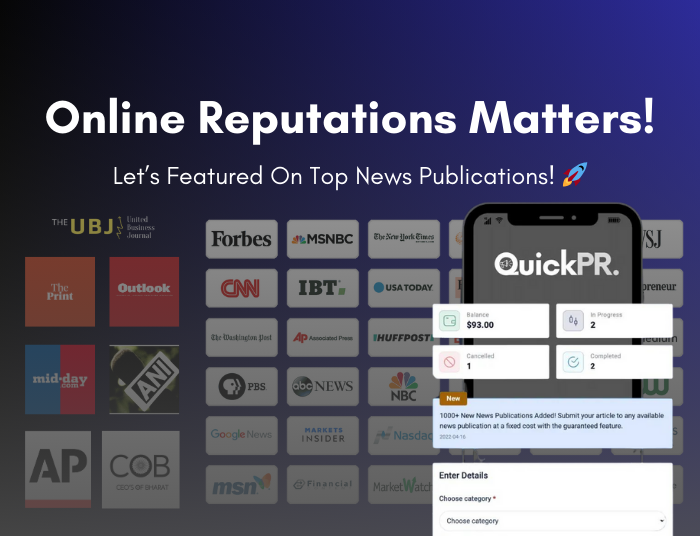 Quickpr - Одно останавливающее решение для цифрового PR & Guest Post Service медиа 2