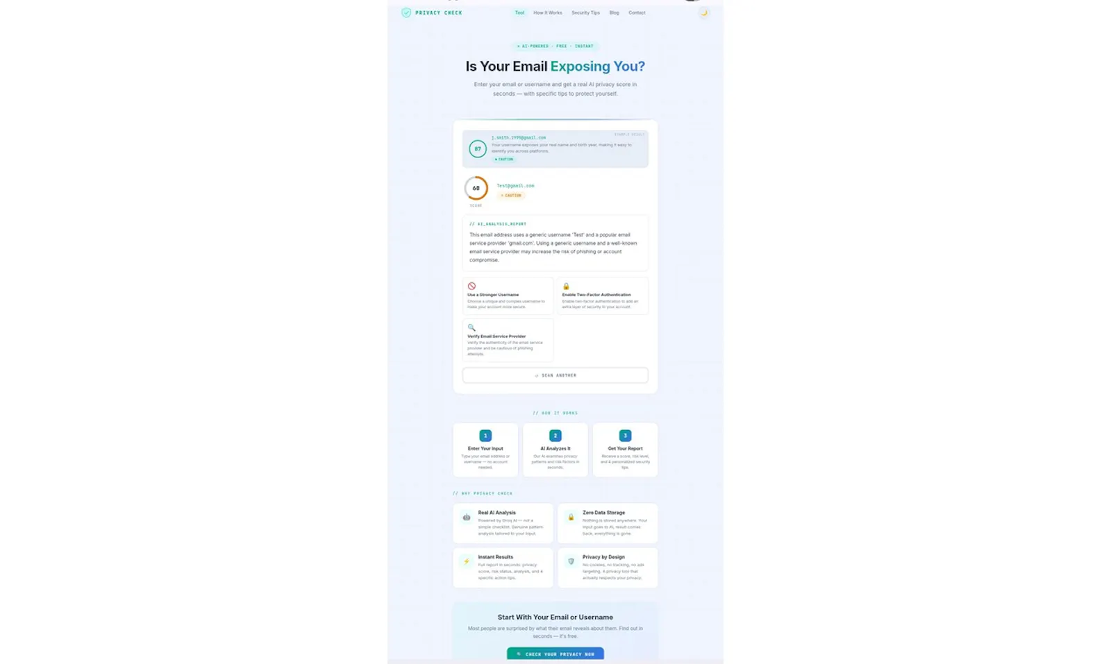 Privacy Check screenshot 2