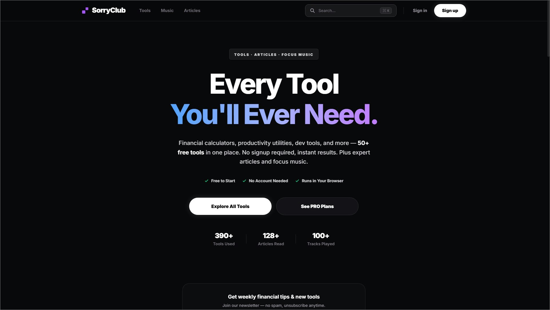SorryClub - Main product screenshot demonstrating key features and user interface