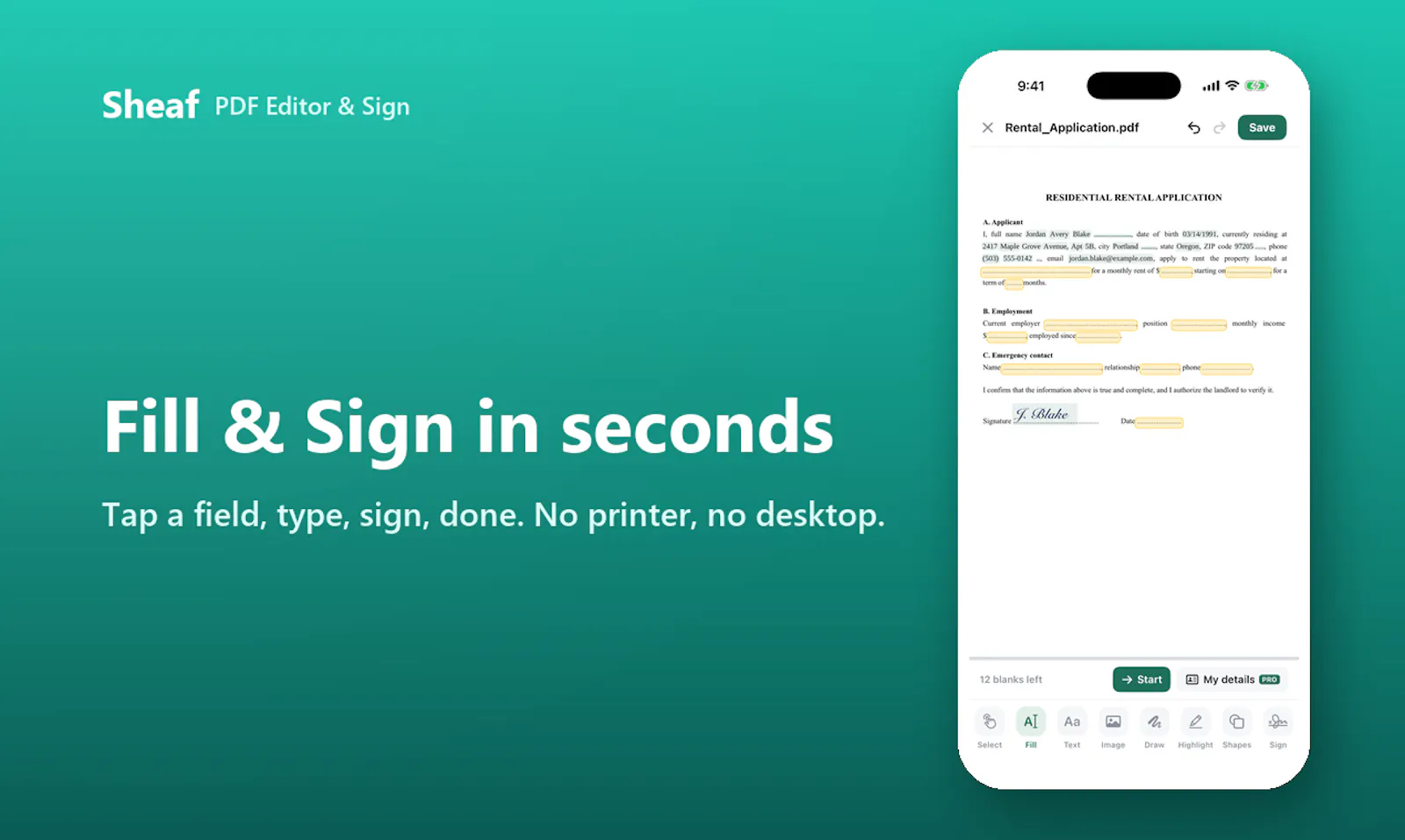 PDF Editor & Sign - Sheaf screenshot 4