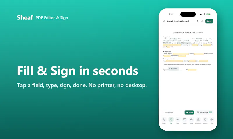 PDF Editor & Sign - Sheaf screenshot 4