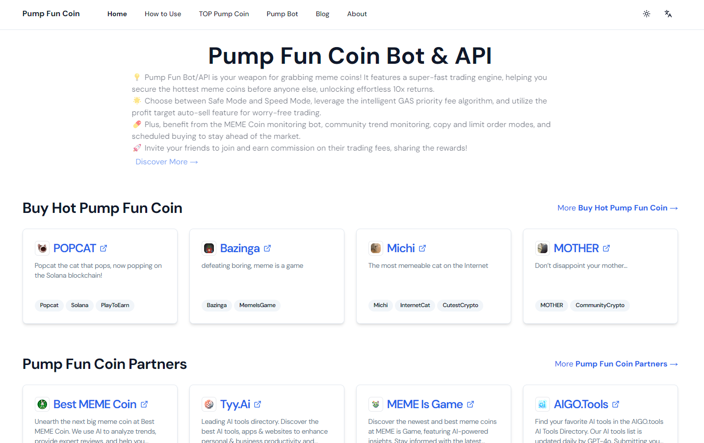 Média Pump Fun Coin - La création de pièces de monnaie de mème Solana a rendu facile 2