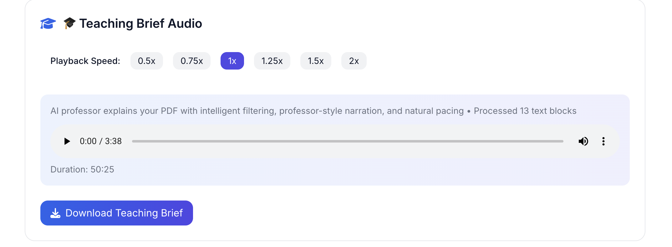 VoiceBrief.IO - Screenshot 5 showing product features and functionality