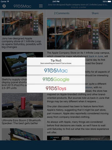 9to5 mac iOS app gallery image
