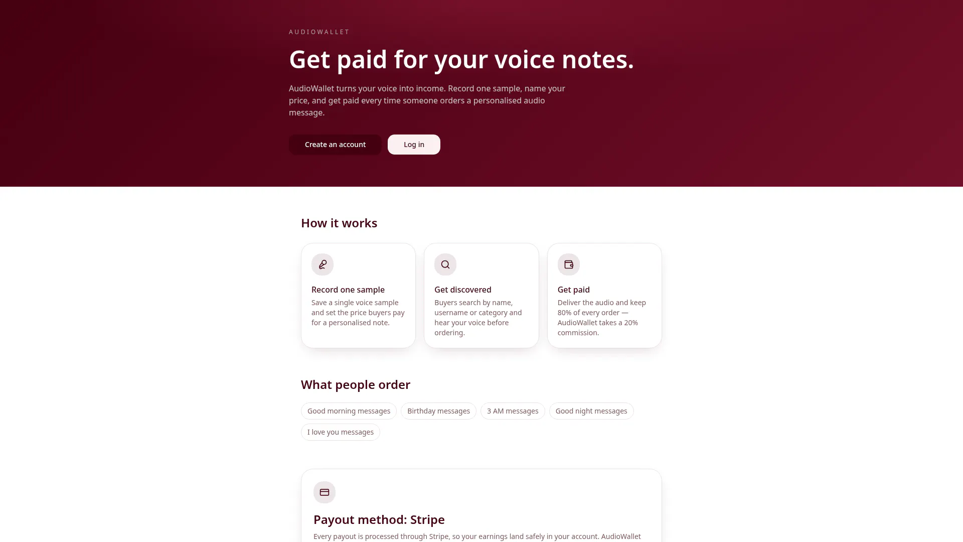 AudioWallet — Earn from voice notes gallery image