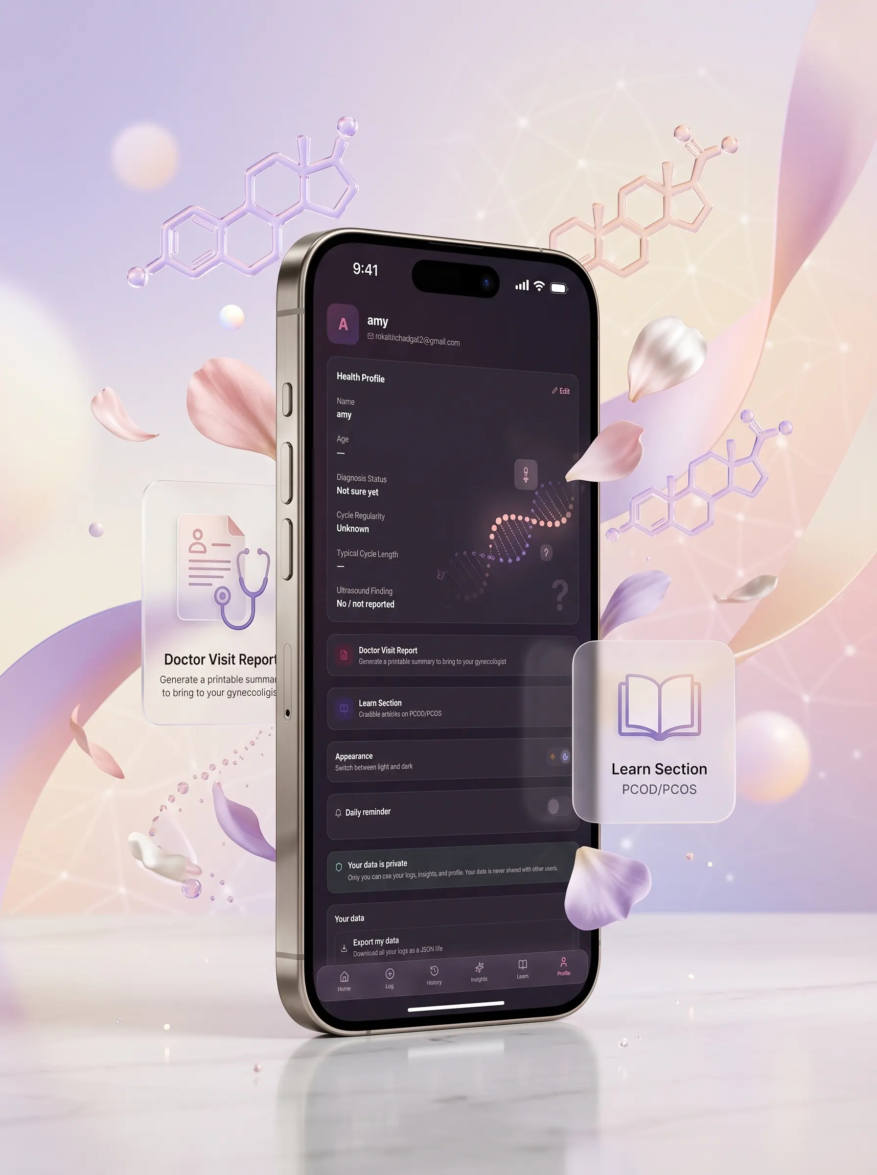 FemCare.Ai — Gentle PCOD/PCOS Tracking gallery image