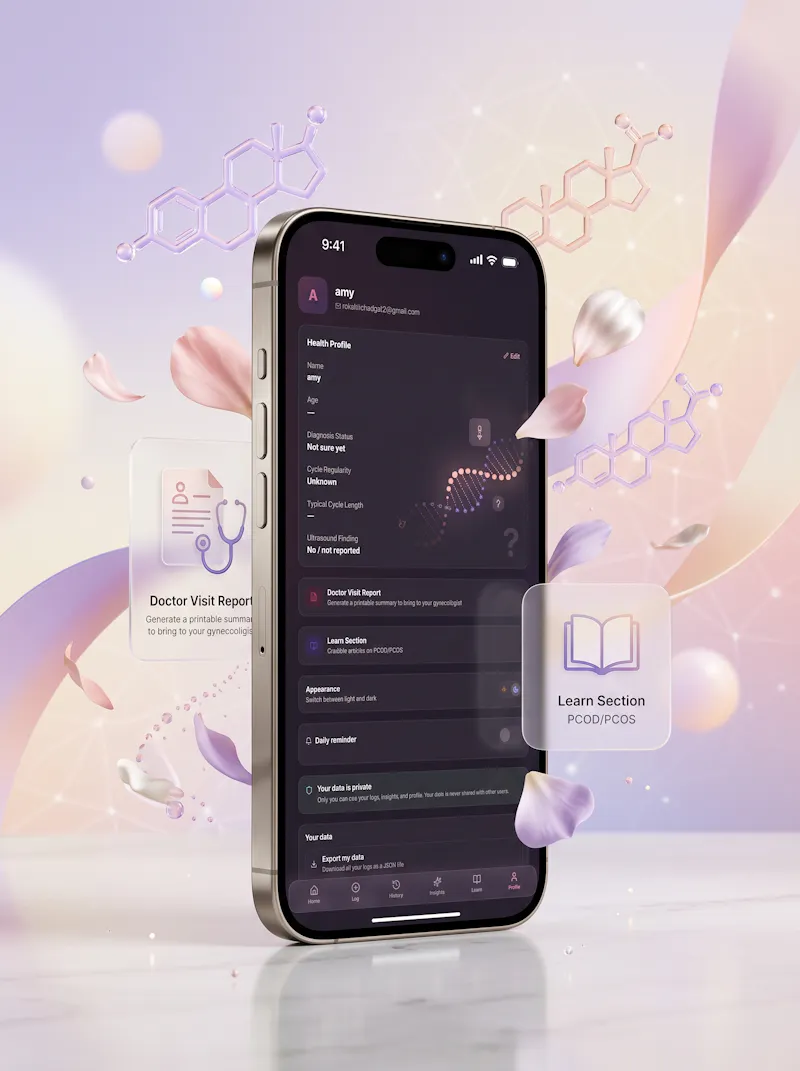 FemCare.Ai — Gentle PCOD/PCOS Tracking screenshot 7
