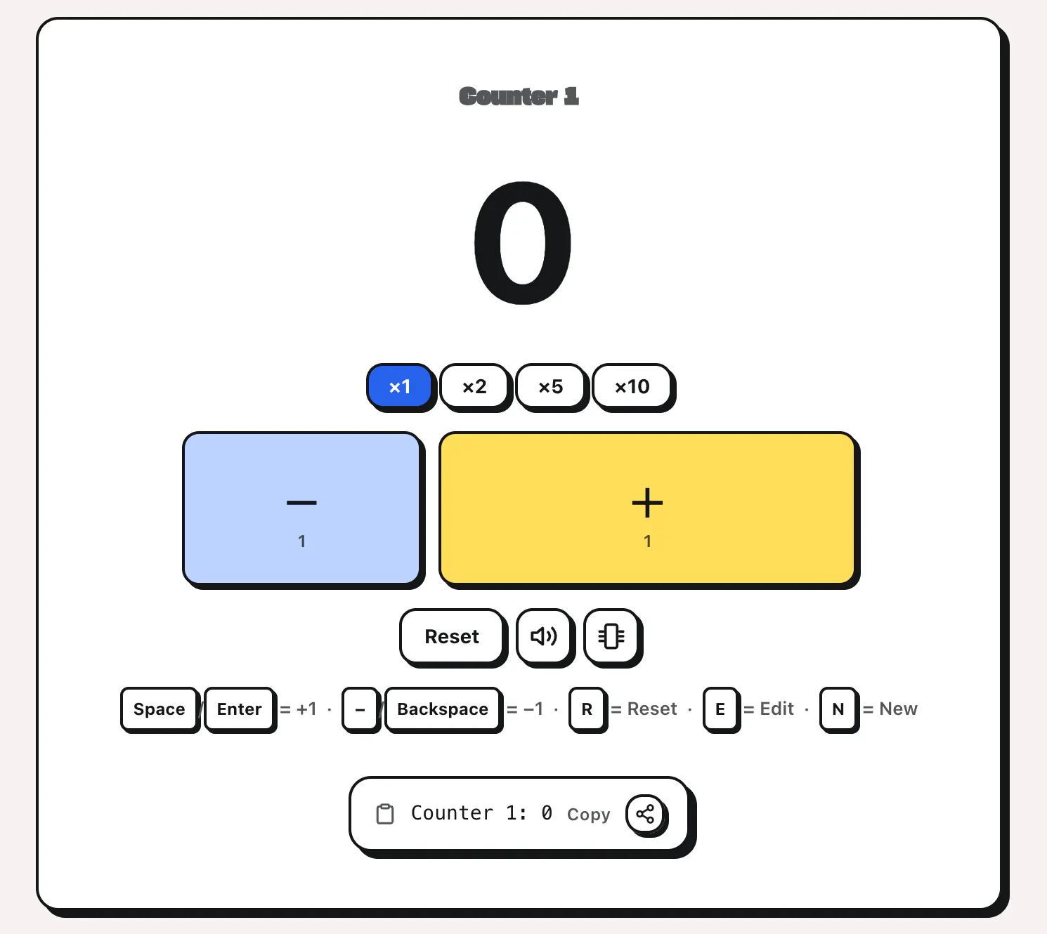 online counter logo