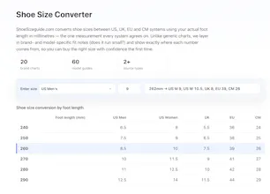 ShoeSizeguide gallery image