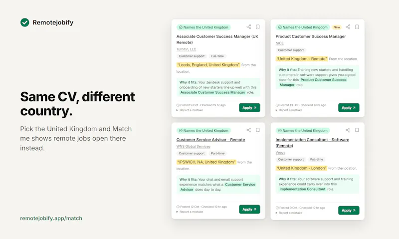 Match me by Remotejobify screenshot 4