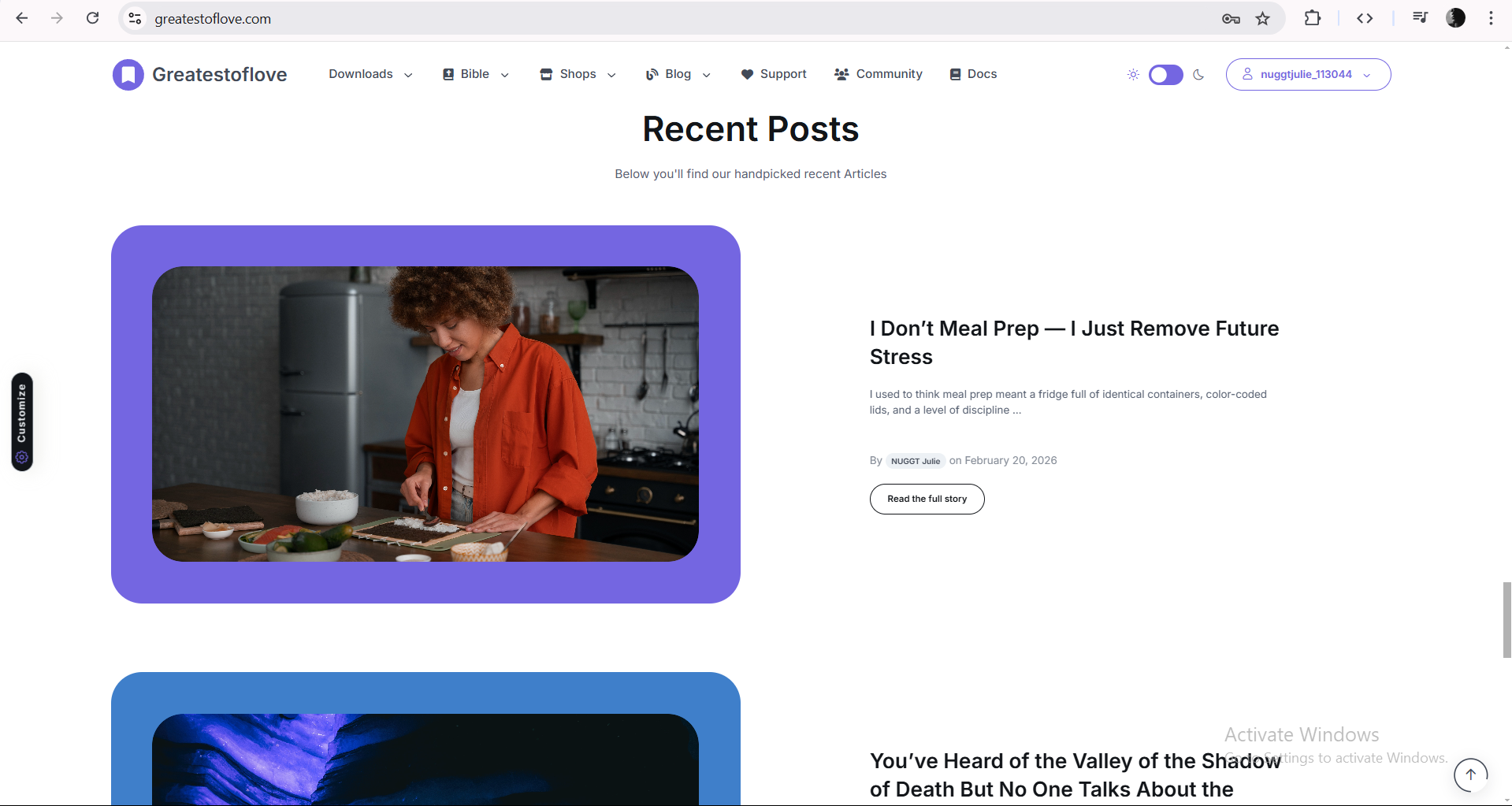 Greatest of Love - Screenshot 5 showing product features and functionality