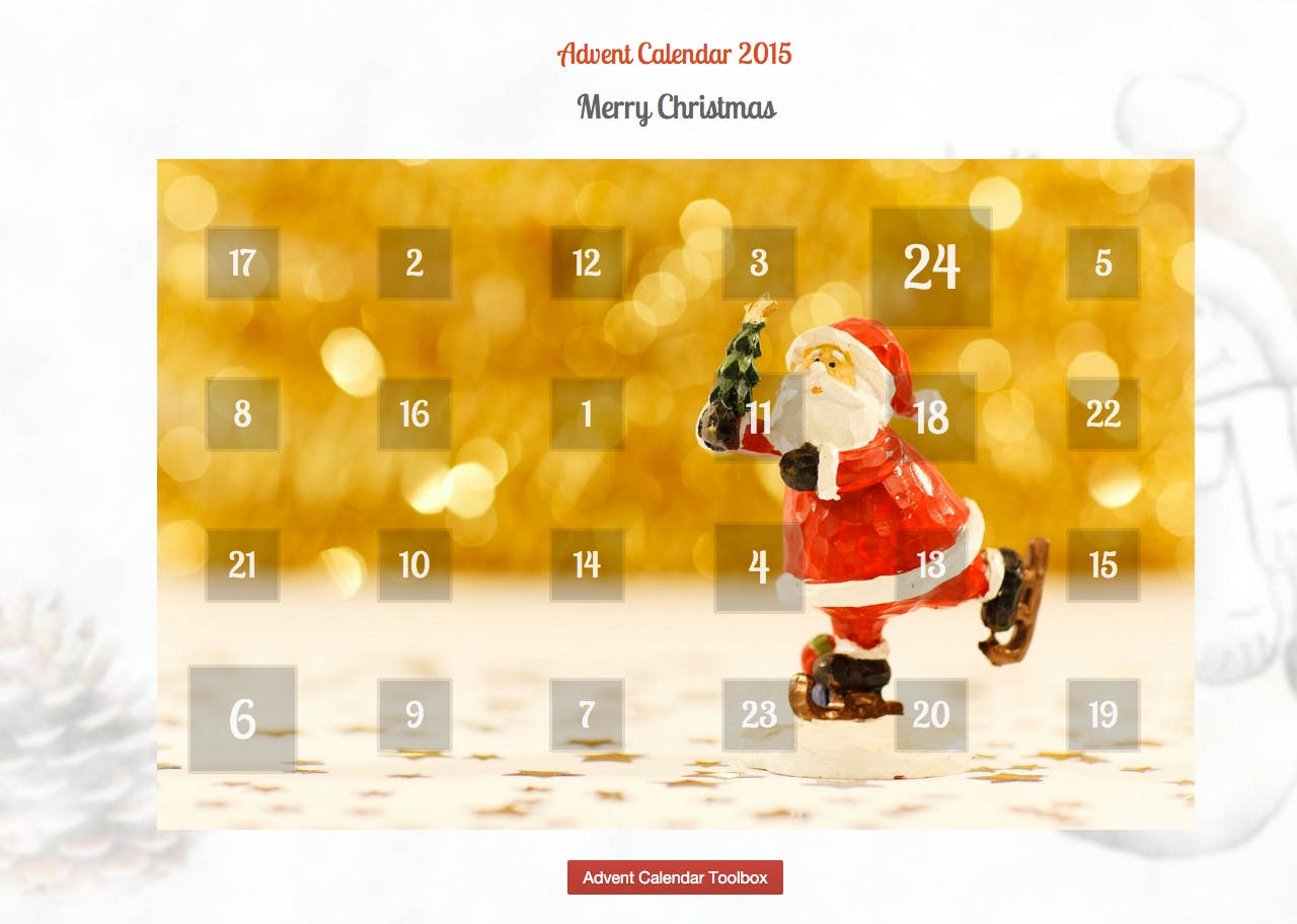Advent Calendar media 1
