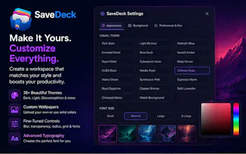 SaveDeck — Visual Bookmark Dashboard gallery image