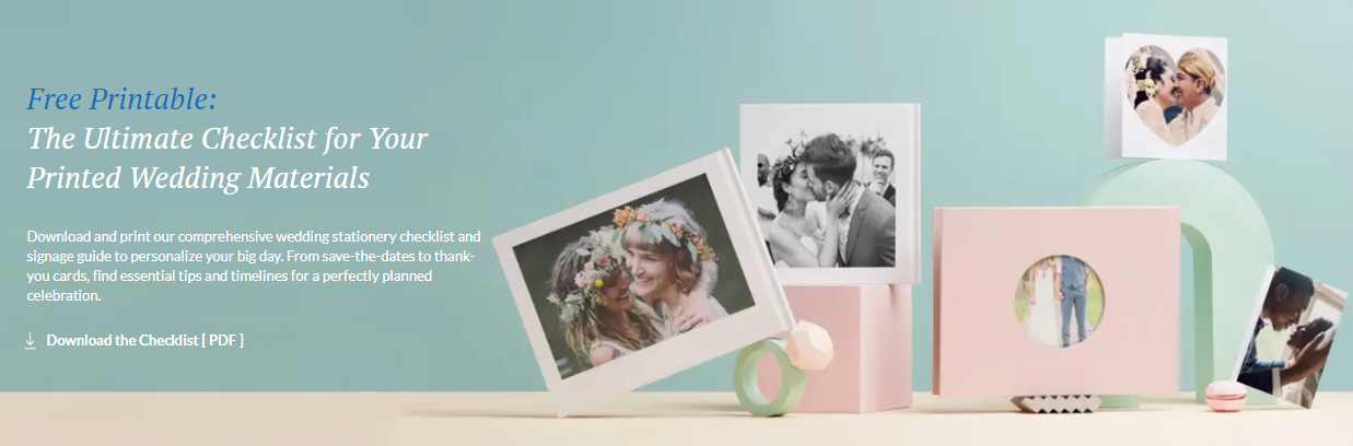 Free Printable: Wedding Materials