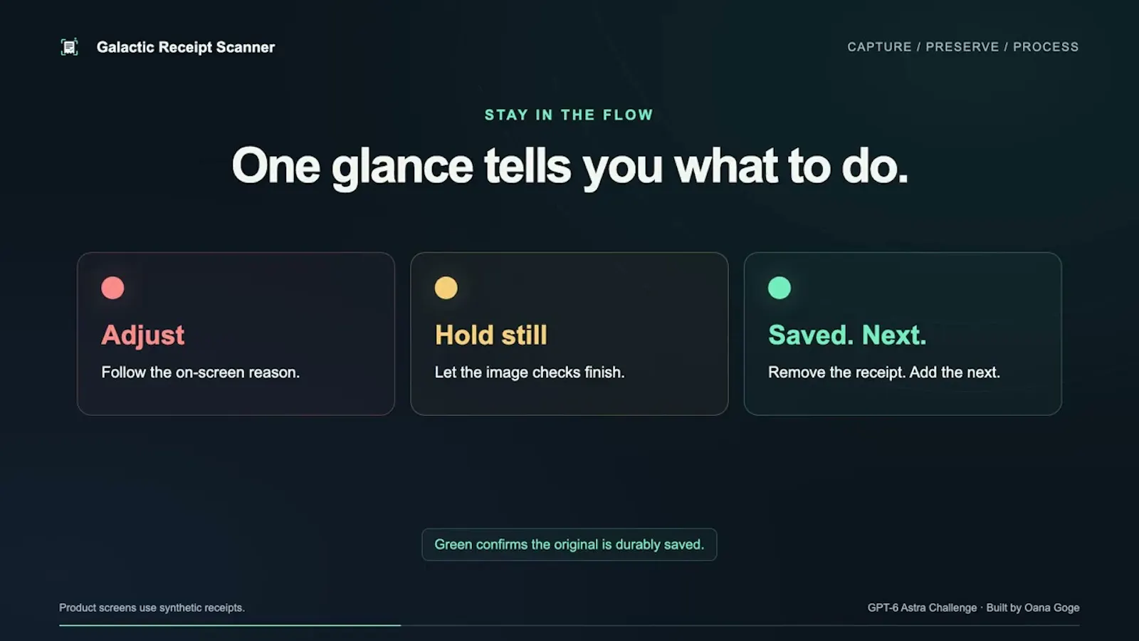 Galactic Receipt Scanner screenshot 2 (video preview)