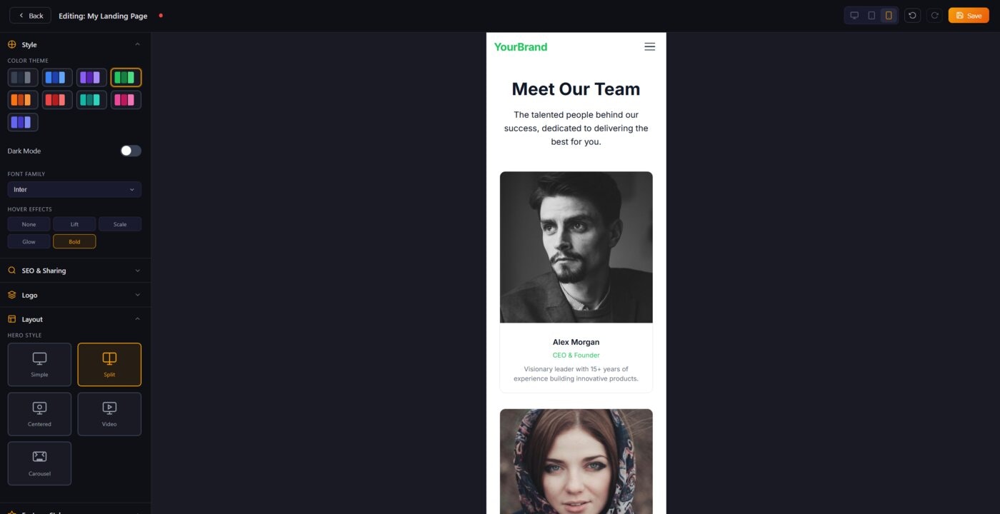 Landing Page Studio gallery image