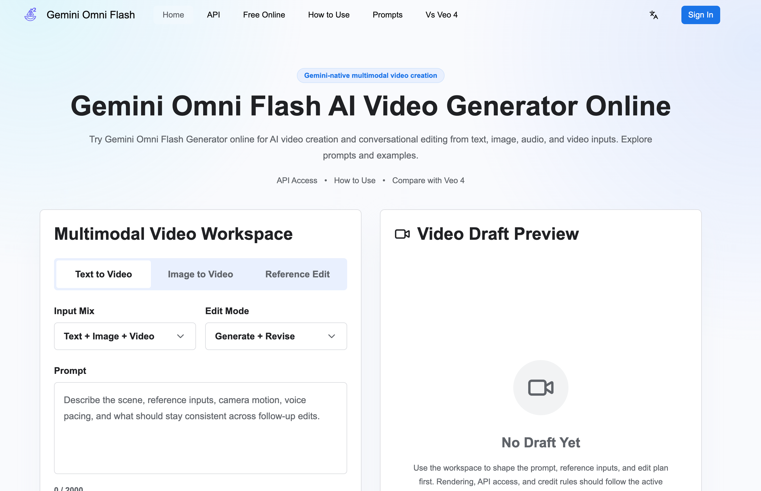 Gemini OmniFlash Generator gallery image