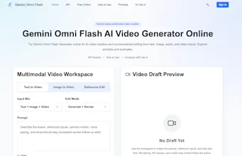 Gemini OmniFlash Generator gallery image