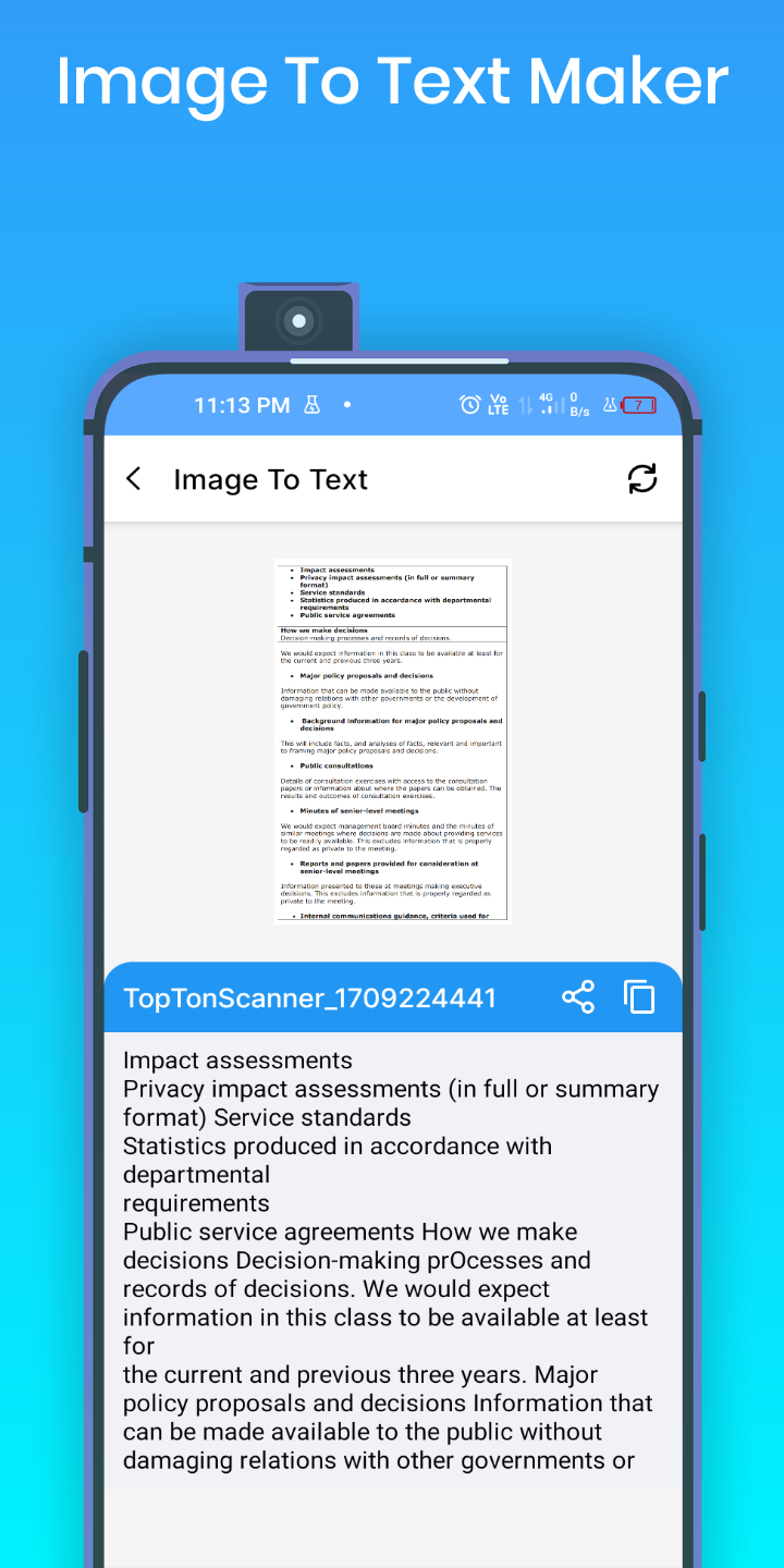 Documents scanner and pdf creator TopTon gallery image
