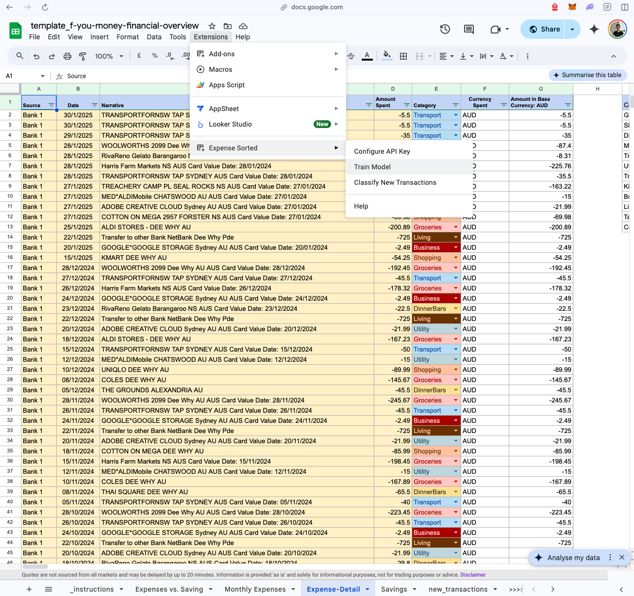 Expense Sorted gallery image