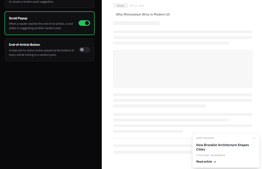 Serendipity – Keep Readers Exploring