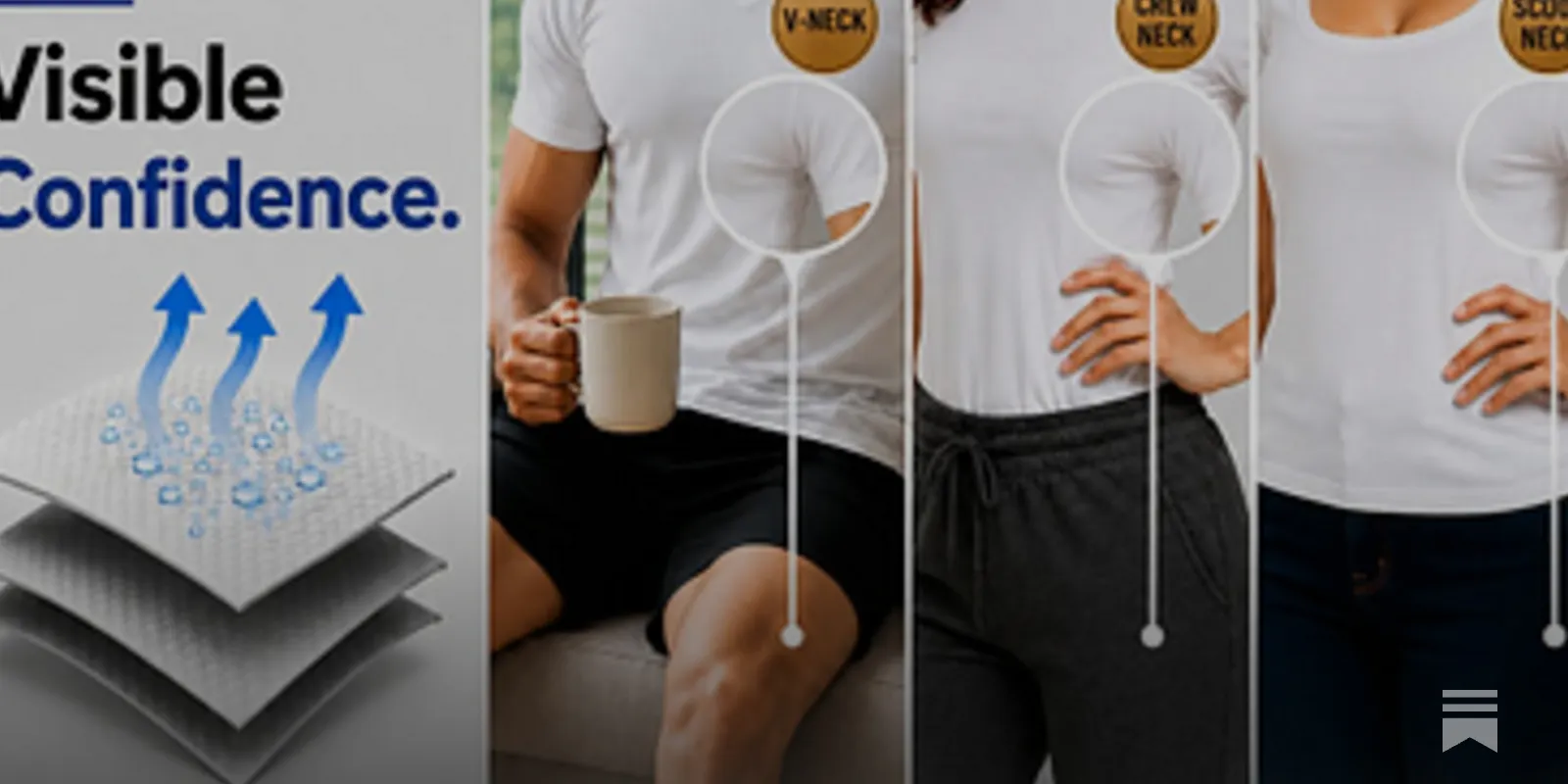 Women deep neck undershirt gallery image