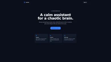 BrainOS — Your ADHD executive assistant gallery image
