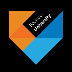 Founder University logo