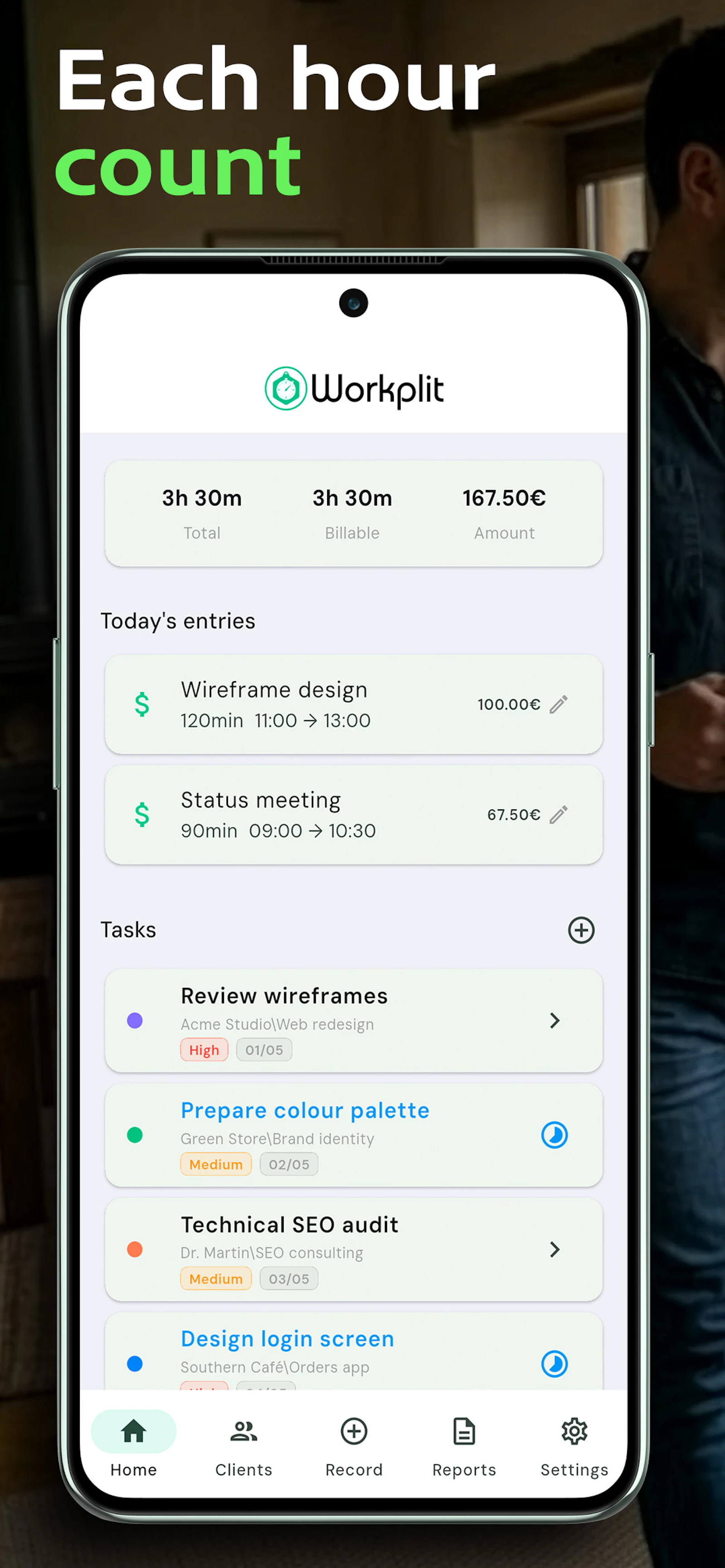 Workplit screenshot 2
