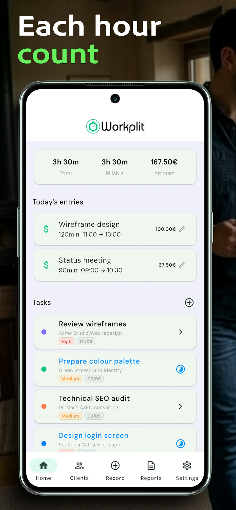 Workplit screenshot 2