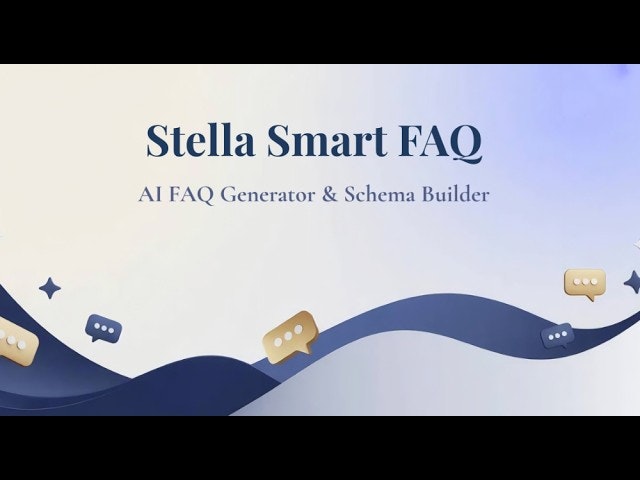 Stella Smart FAQ-AI FAQ Generator Plugin gallery image